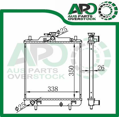 Radiator Suzuki Carry Van Carryvan GA413 1.3L 1999-2005 Manual