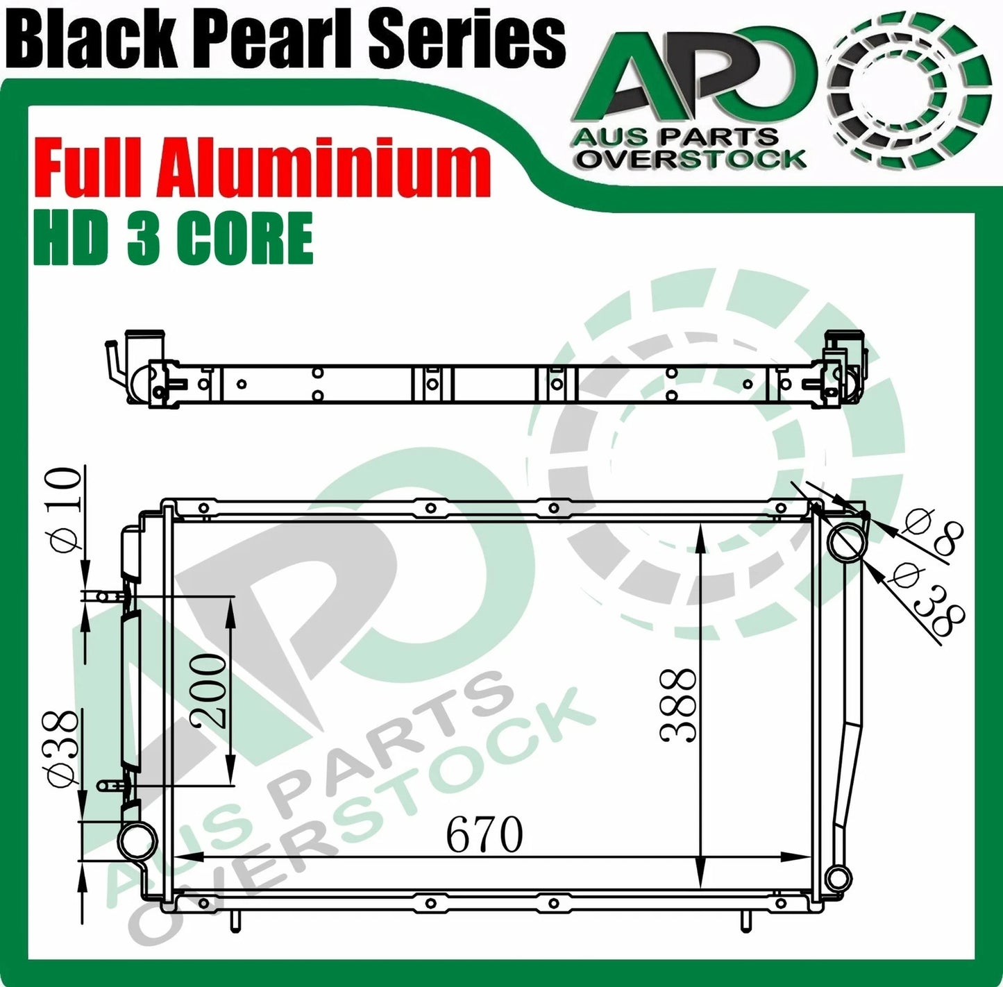 Full Aluminium Radiator for SUBARU Liberty Impreza WRX 2.0L Turbo 1989-2000