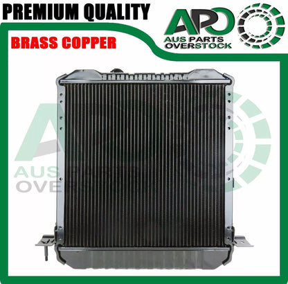 3 Row Copper Brass HD Radiator For ISUZU NKR NPR66 Diesel Manual 1995-On