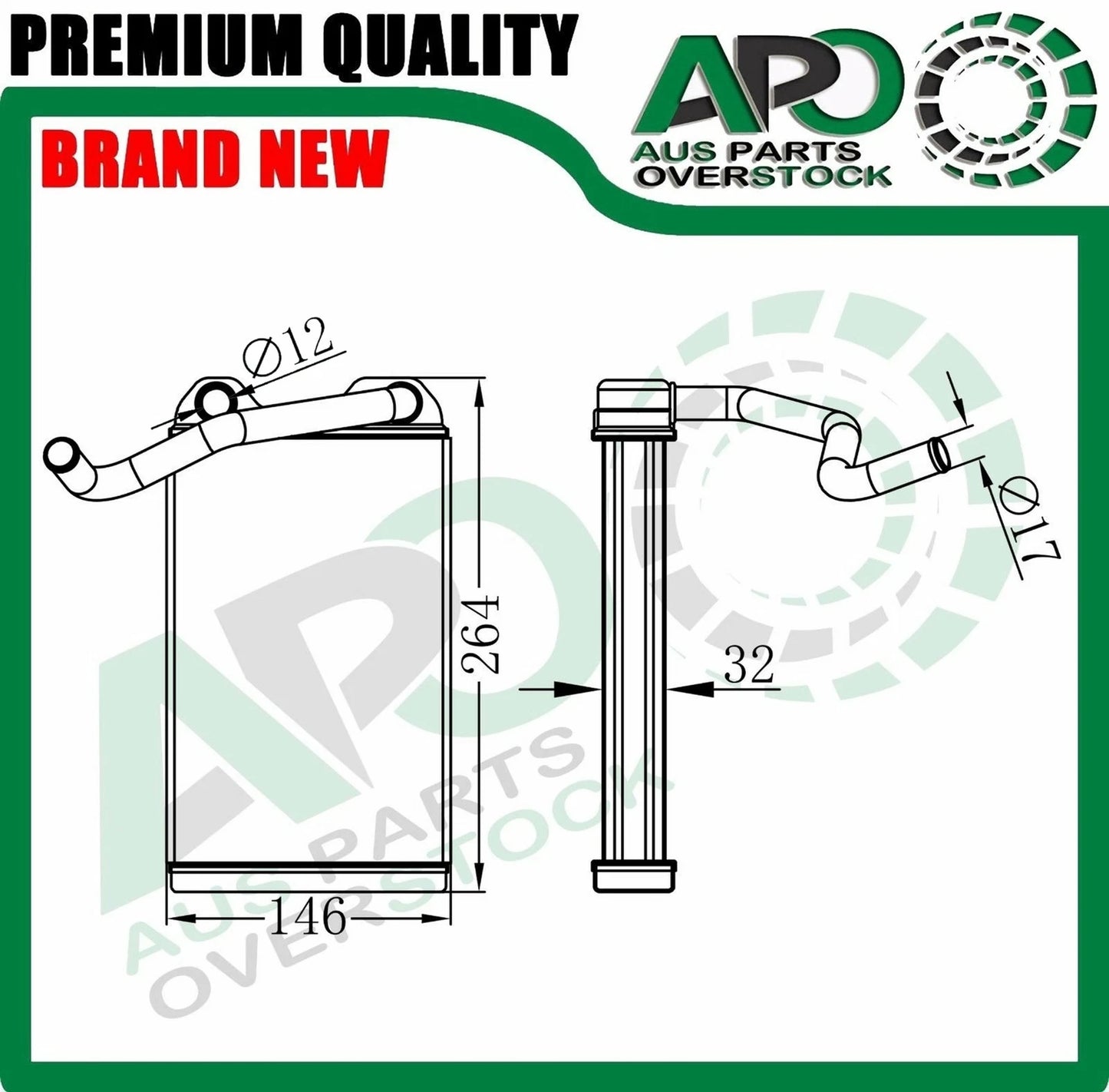 Heater Core For TOYOTA HILUX LN85 RN85 RN90 RN105 LN106 1988-1997
