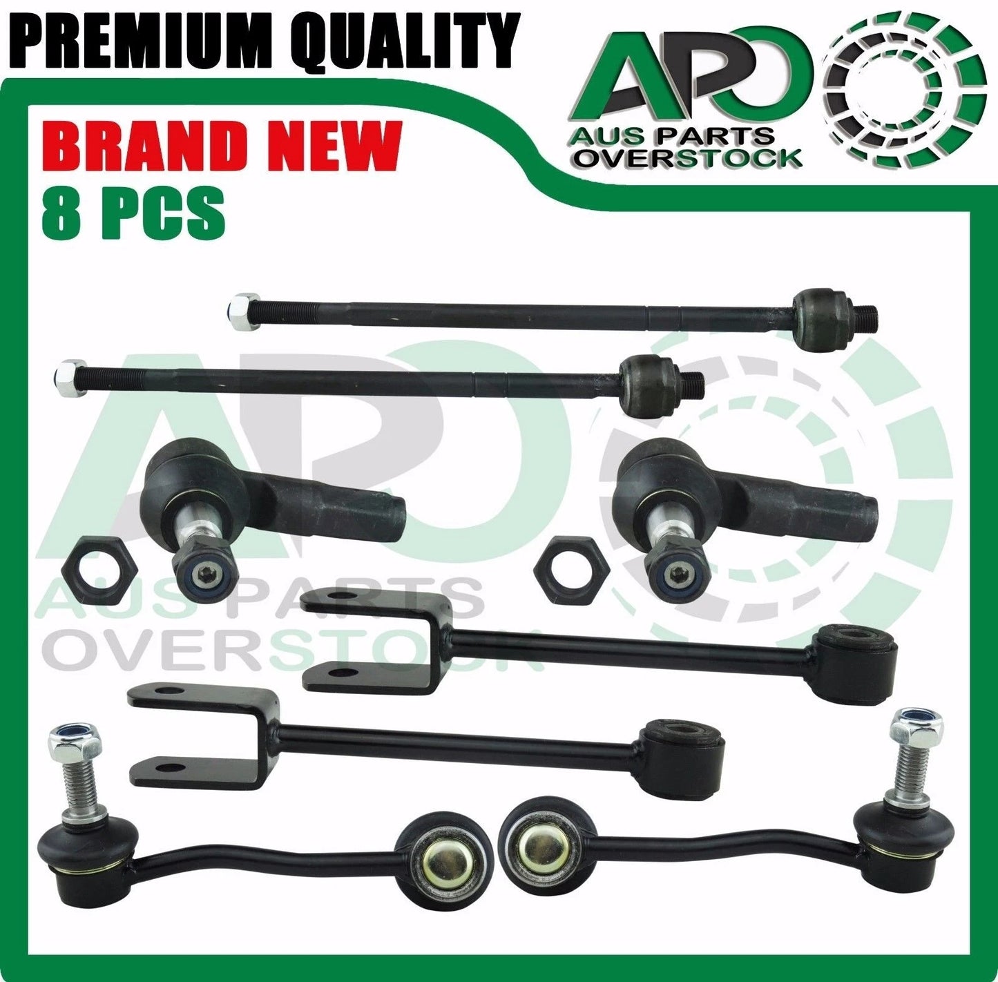 Inner & Outer Tie Rod End Sway Bar Link Kit For Mercedes Sprinter Van W906 2006-
