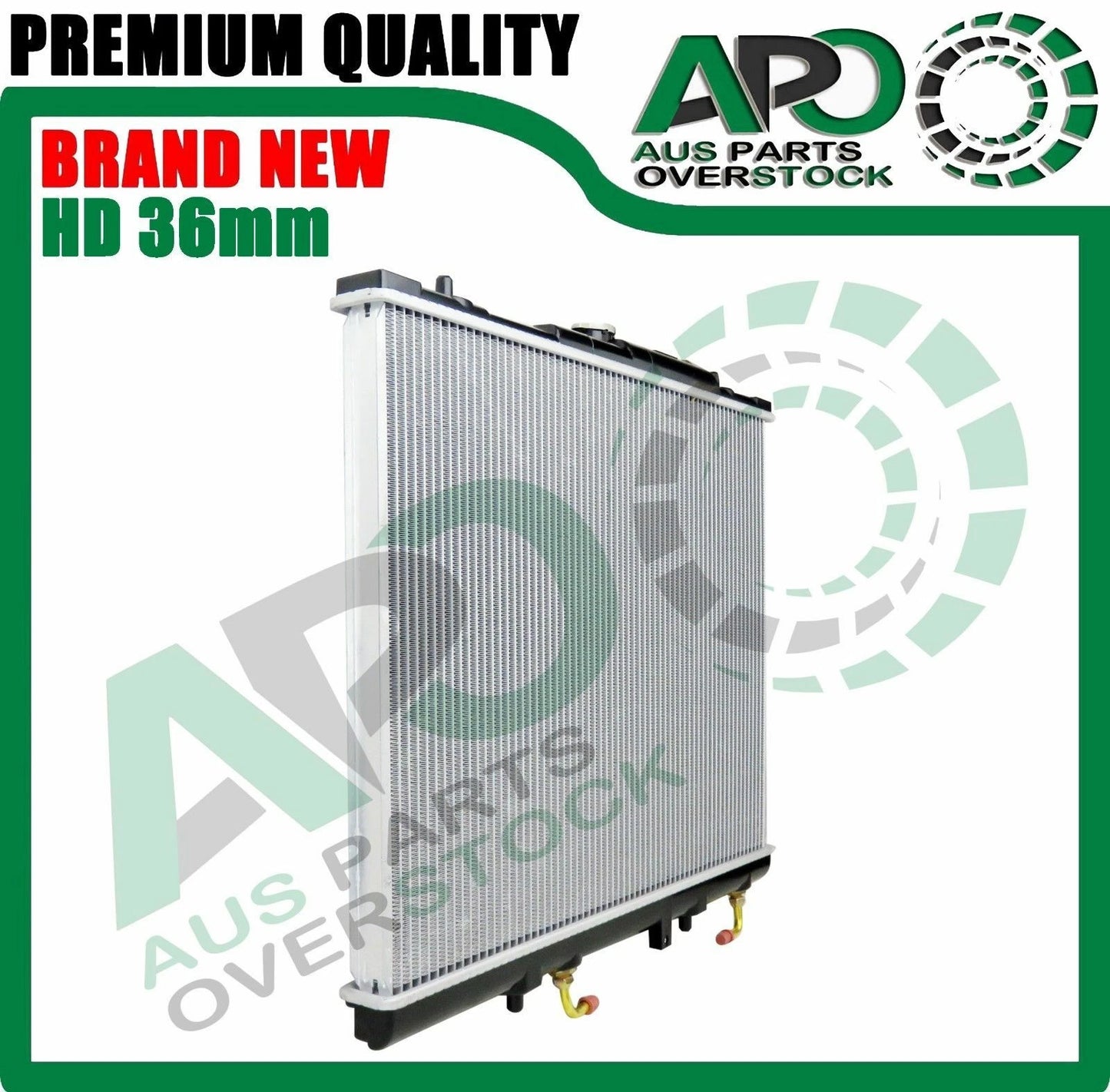 HD Radiator For Mitsubishi TRITON MK 2.8L Turbo Diesel 10/1996-6/2006 500mm Core Height