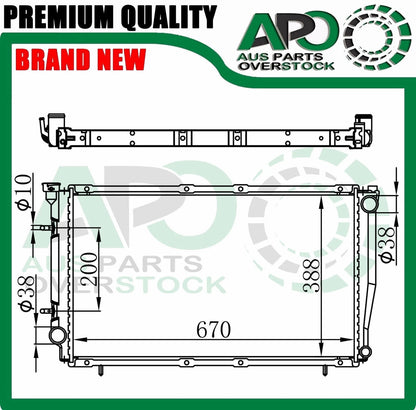 Radiator for SUBARU LIBERTY BD BG BK 2.0L T 2.5L 1994-1998 Outback G11996-1998