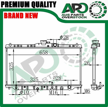 Radiator For HONDA Accord CA Auto Manual 1984-1989