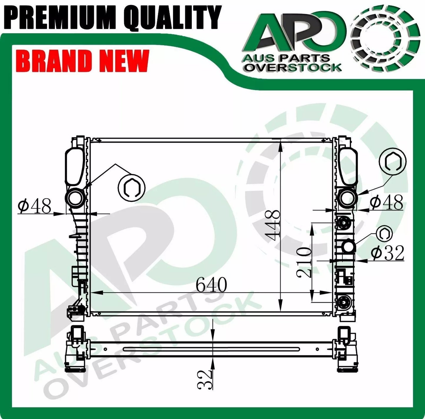 Radiator For MERCEDES E CLASS W211 E200 E240 E250 E280 E300 E320 E350