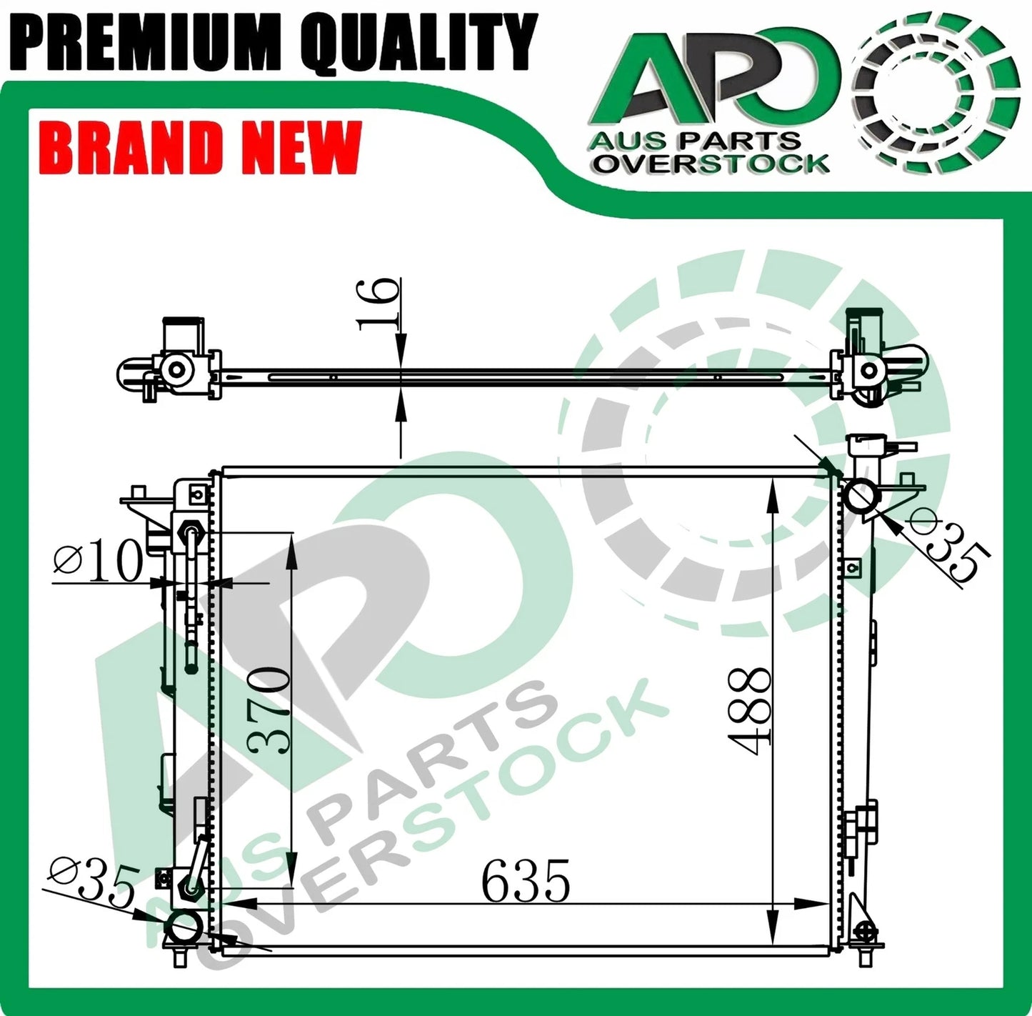 Radiator For KIA Sportage SL Auto Manual 2L 2.4L Petrol 2013-15