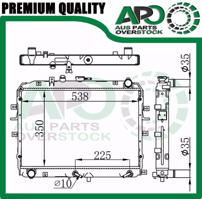 Radiator MAZDA FORD ECONOVAN MAXI VAN PETROL Auto Manual 85-00