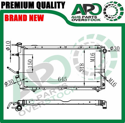 Radiator for SUBARU L-SERIE Leone 1.6L 1.8L Auto Manual 1984-1994