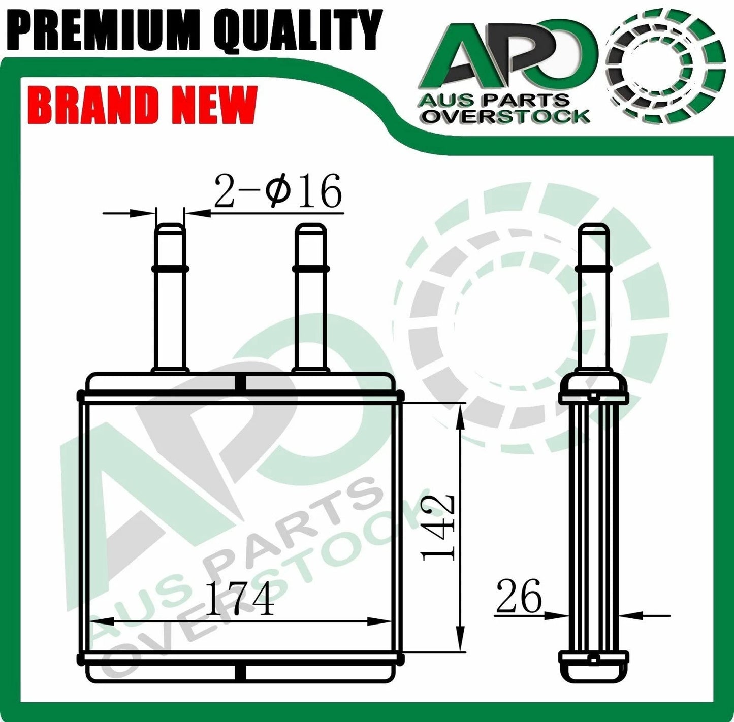 Heater Core For Ford Laser KJ KL 1994-1998 // MAZDA 323 1994-1998