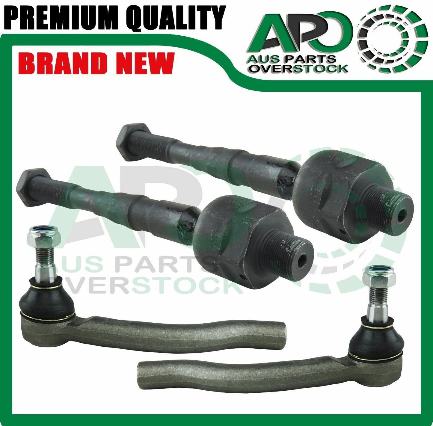 in & Outer Tie Rod End Kit 4PCS Compatible with NISSAN NAVARA D40 2005 SPANISH
