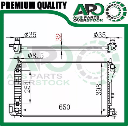 Radiator For HOLDEN VECTRA ZC 3/03-6/05 // SAAB 9-3 02-4/08