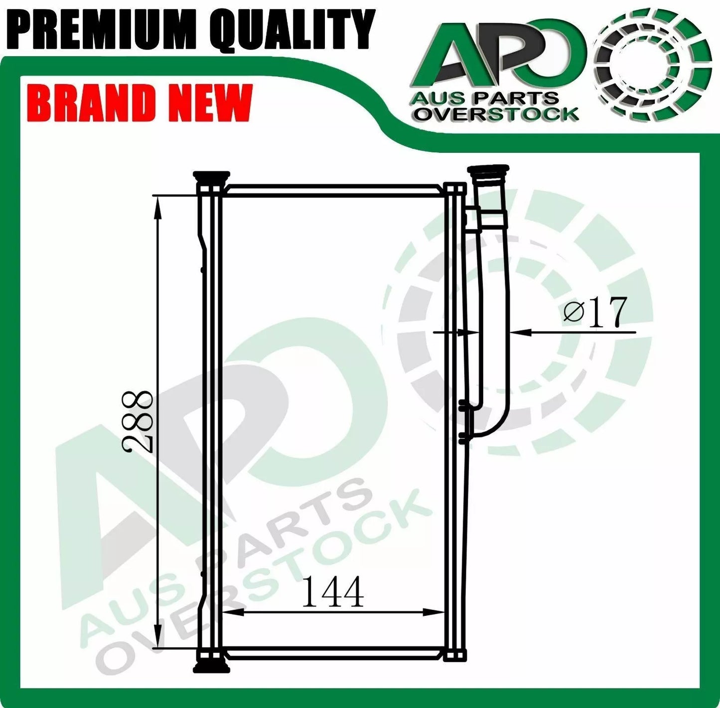 Heater Core For AUDI A6 S6 C6 4/2004-On