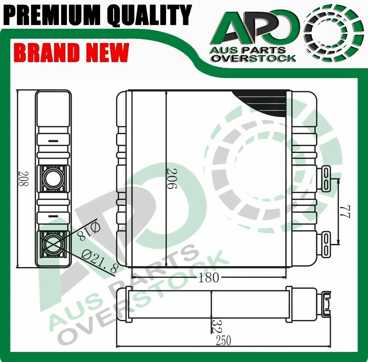 Heater Core For HOLDEN ZAFIRA TT 1999-On