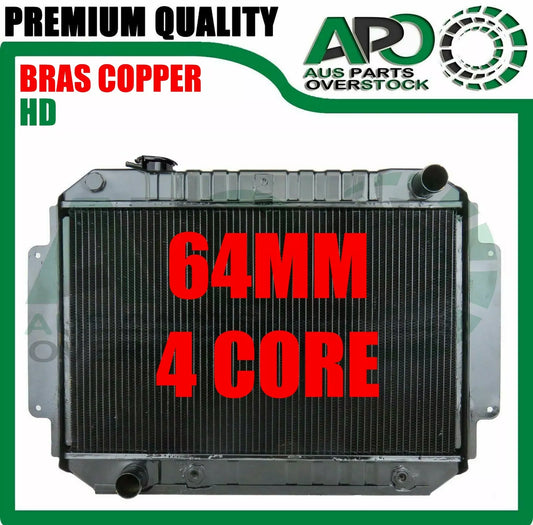 4 Row Copper Radiator for Holden Kingswood TORANA HG HJ HK HQ HT HX HZ Monaro V8