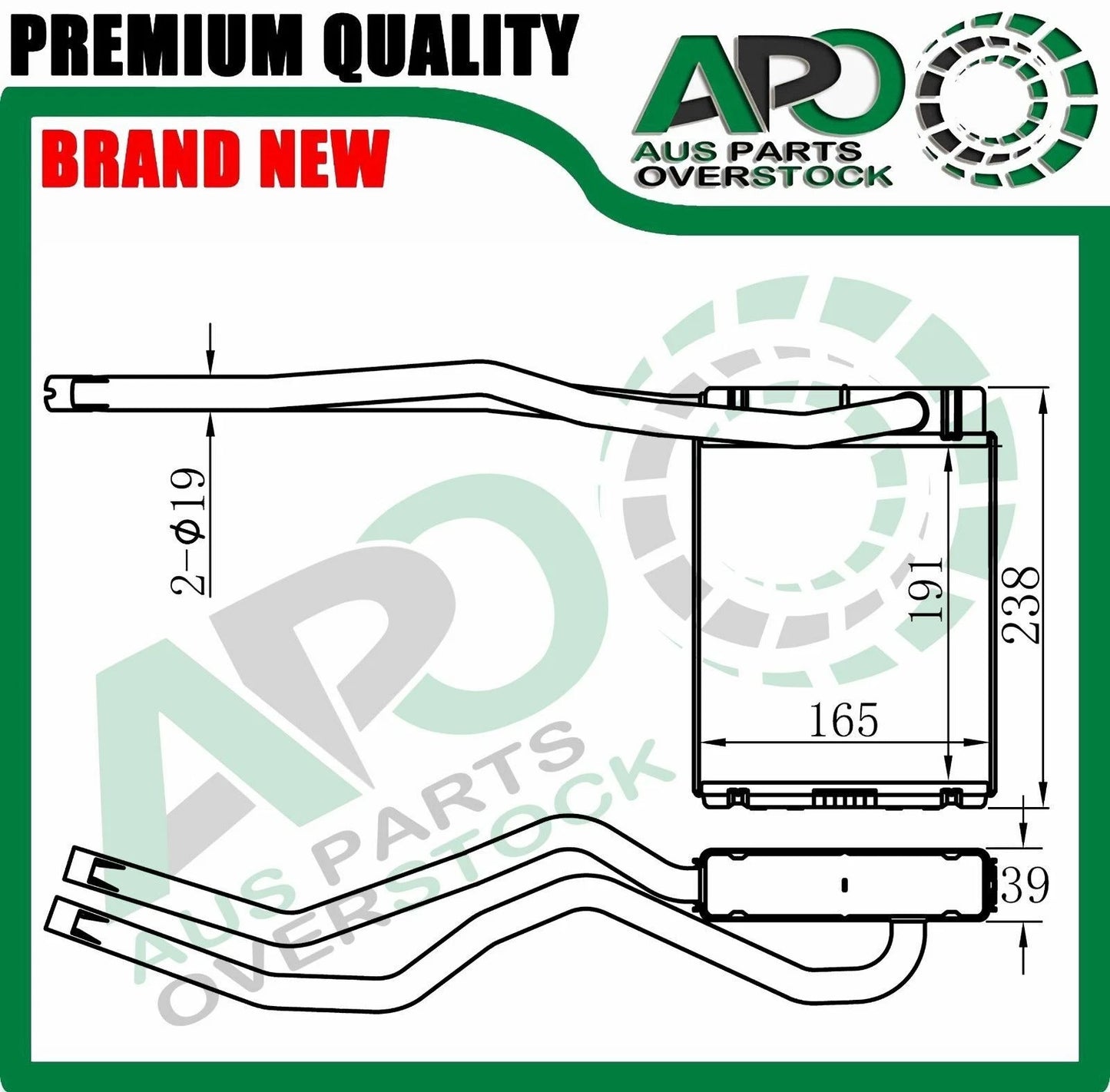 Heater Core For FORD Focus LS LT LV 06/2005 -7/2011