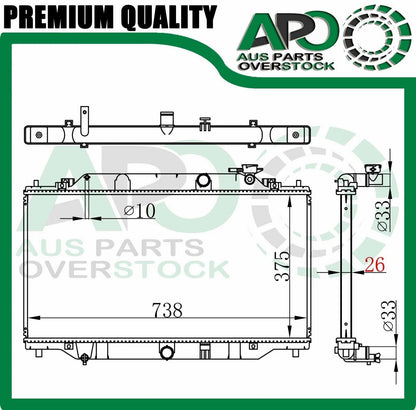 Radiator For MAZDA 6 GJ 2.2L Diesel Auto Manual 2012-On