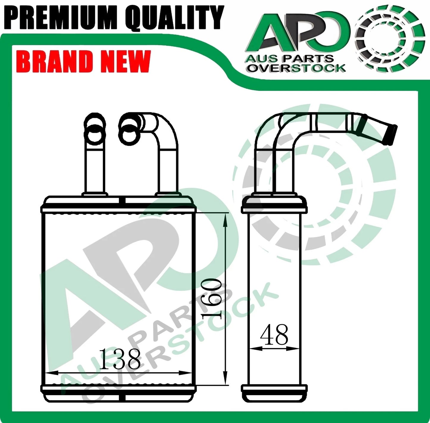 Heater Core For TOYOTA DYNA 200 100 BU RU YU HIACE LH YH 80 90