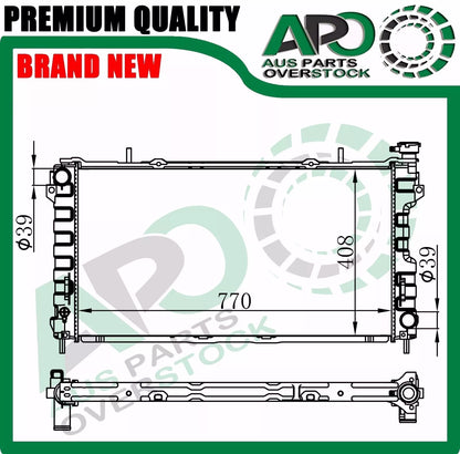 Radiator For CHRYSLER VOYAGER RG WAGON 5/2001-2007 AUTO MANUAL
