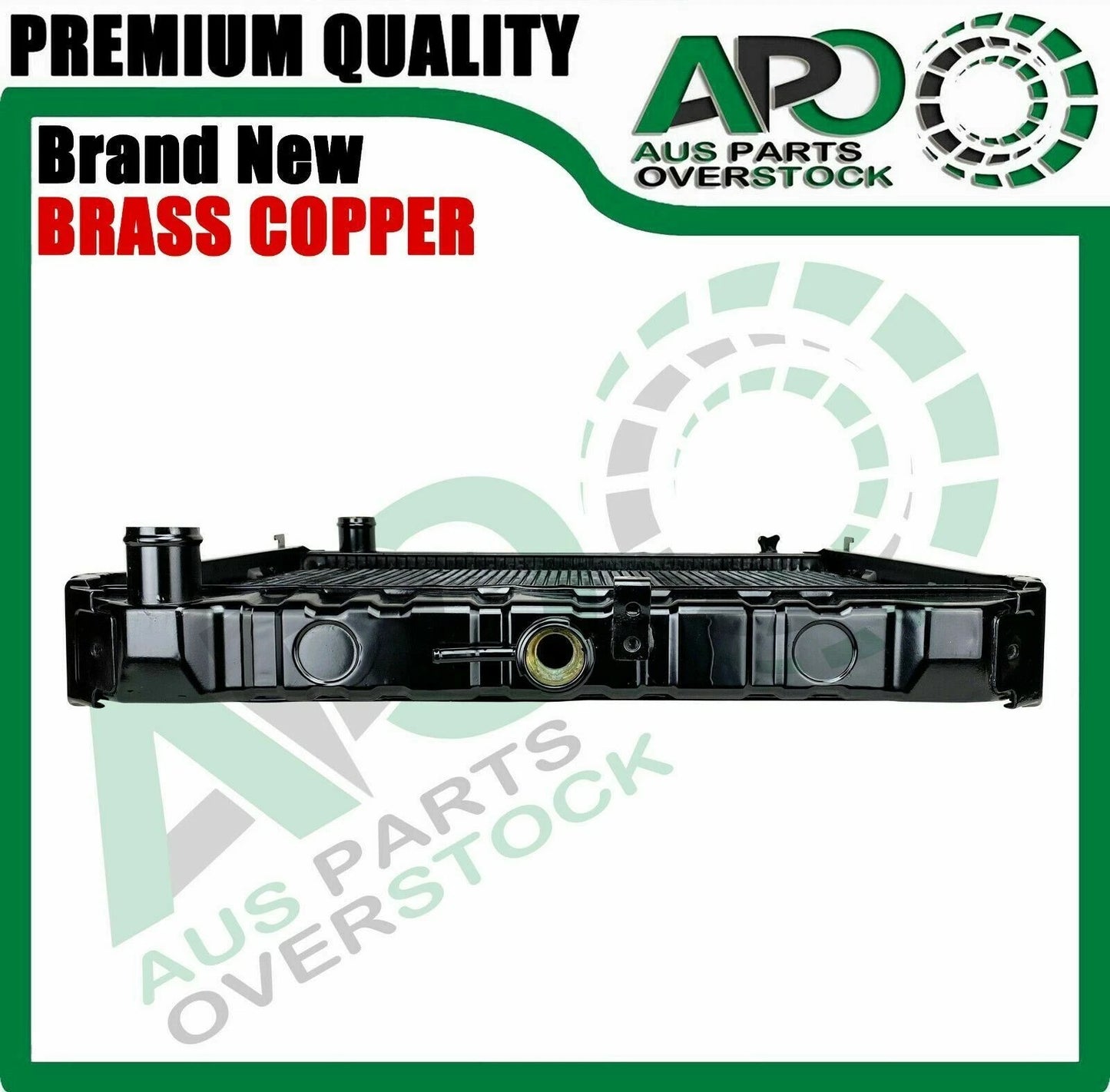 Copper Brass Radiator For DAIHATSU DELTA V57 V58 Lower hose on driver side