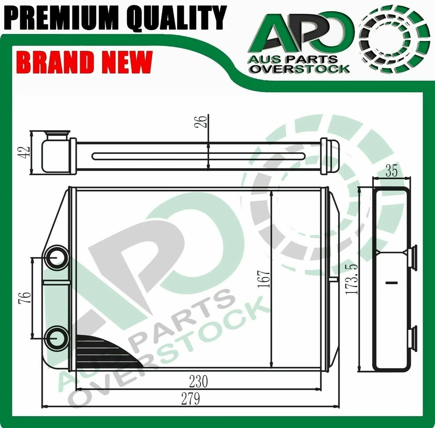 Heater Core For FIAT DUCATO 250 Petrol / Diesel 4/2006-On