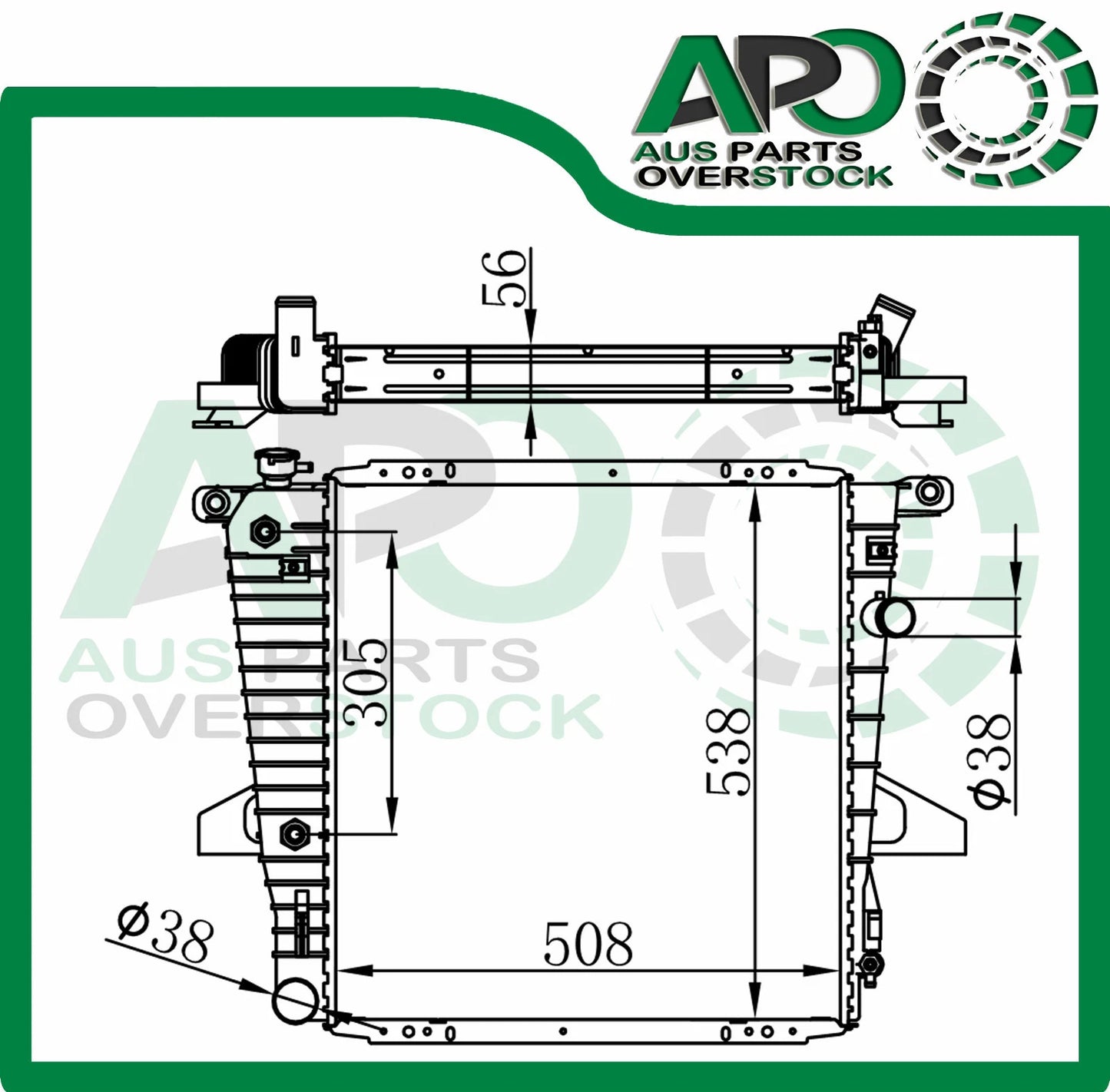 Radiator FORD EXPLORER II UN105/150 4.0L V6 1994-1997 Auto & Manual