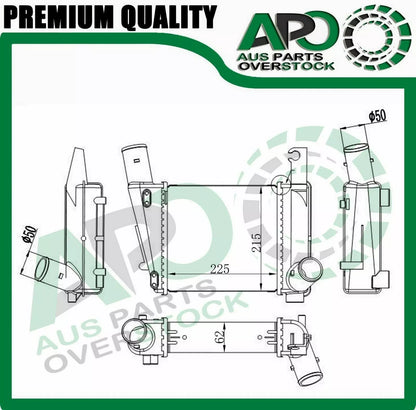 Intercooler for Nissan Navara D22 YD25 2.5L Turbo Diesel 2008-2015