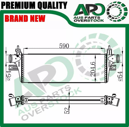 Intercooler Fit TOYOTA Fortuner HILUX SR5 2.8L Turbo Diesel 2015-On