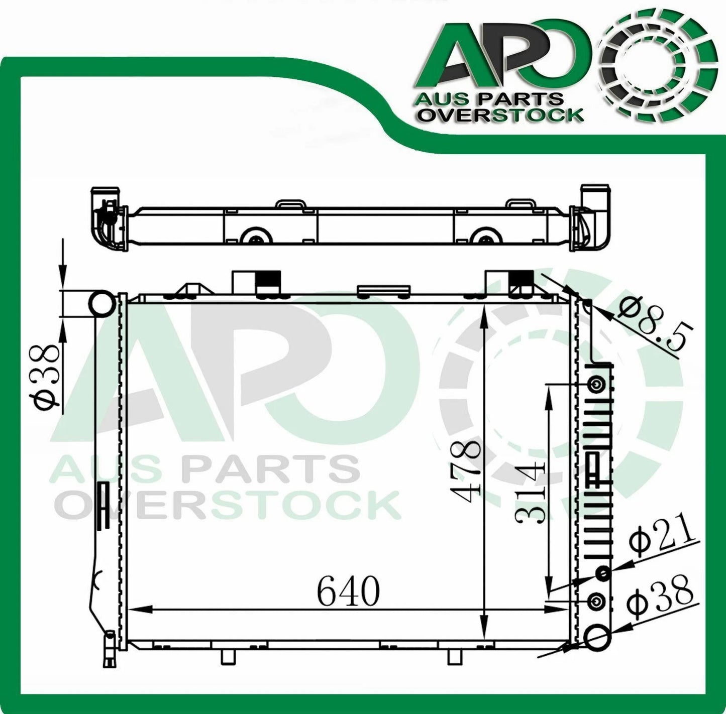 Radiator For MERCEDES E Class W210 E200 E200D E240 E250D E280 E320 1995-2002