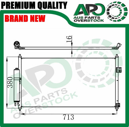 Air Condenser for NISSAN X-TRAIL T30 2.0L 2.5L Petrol 7/2001-2007