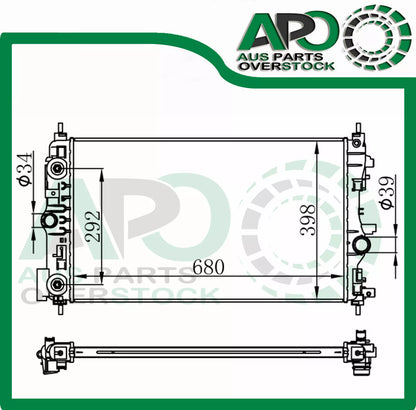 Radiator for Holden Cruze JG JH 1.4L 1.6L 1.8L Petrol 2.0L Diesel 2009-2013