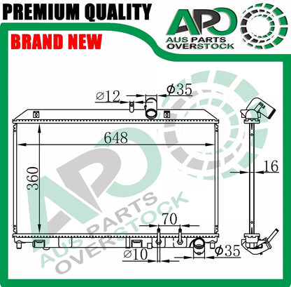 Radiator For MAZDA RX8 FE 4/03-On Auto & Manual