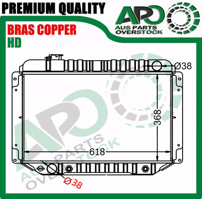 4 Row Copper Radiator for Holden Kingswood TORANA HG HJ HK HQ HT HX HZ Monaro V8