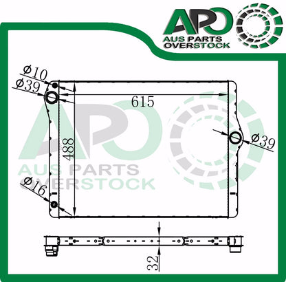 Radiator for BMW 5 series F10 F11 F18 523i 528i 530i 2/2010-2017