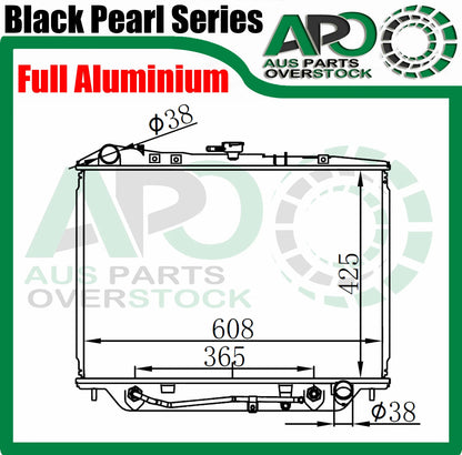 Full Aluminum Radiator Fits Holden Rodeo TF V6 3.2L 1998-2003 Auto & Manual