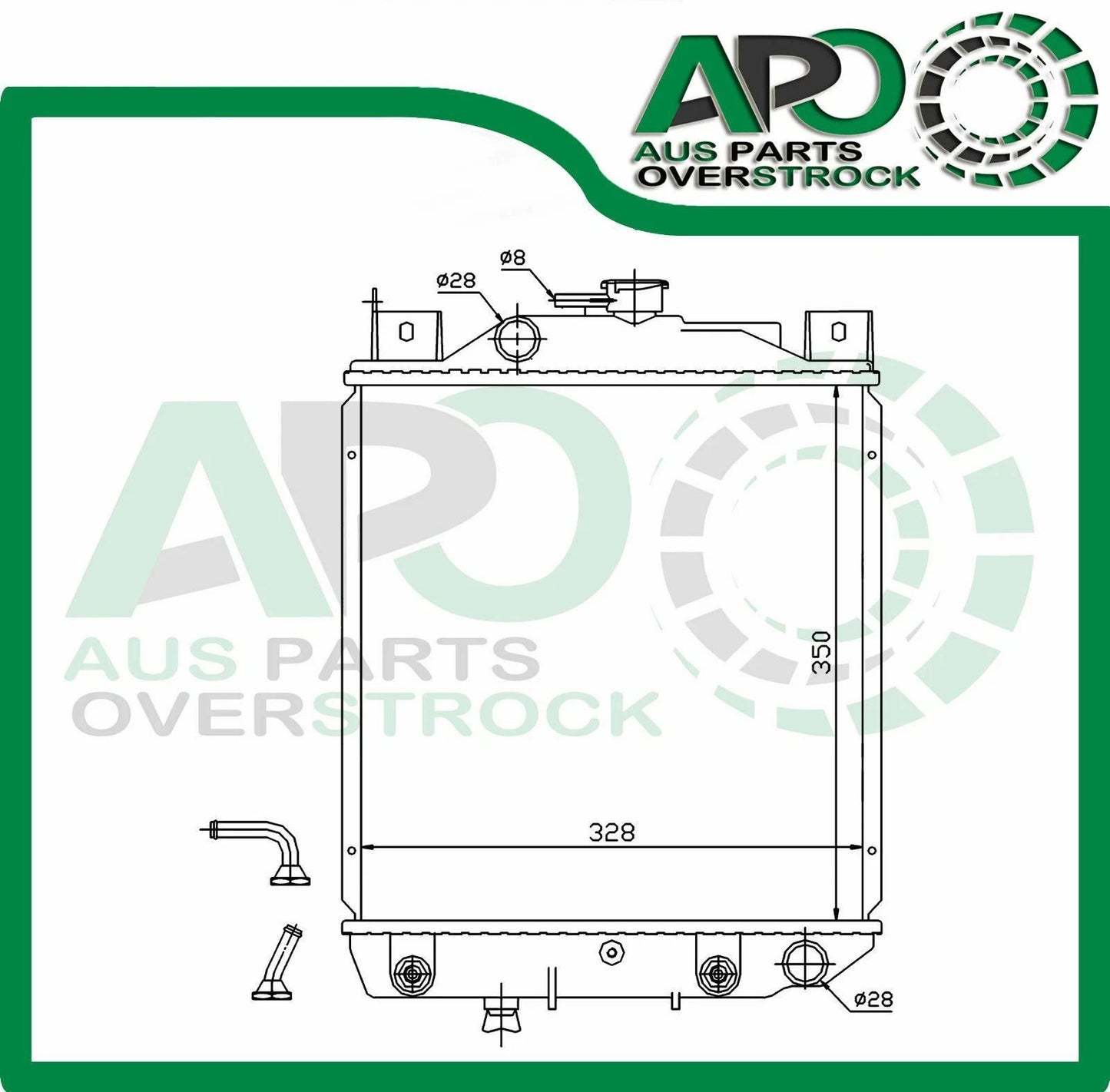 Radiator SUZUKI SWIFT SF413/ SF310 1989-1999 Holden Barina MB ML 1985-1994