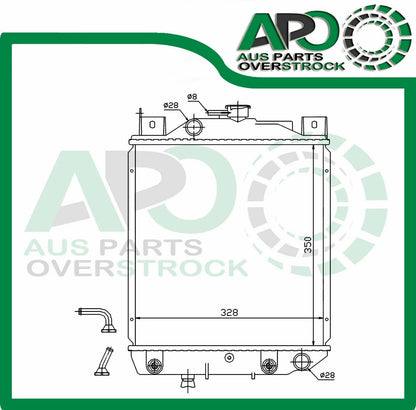 Radiator SUZUKI SWIFT SF413/ SF310 1989-1999 Holden Barina MB ML 1985-1994