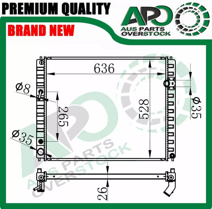 Radiator For Nissan Skyline Crossover J50 370GT V6 3.7L 2009-On
