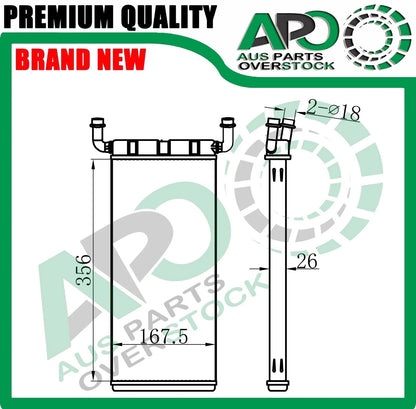 Heater Core For VOLKSWAGEN CRAFTER 2E 2F 2006-12/2016