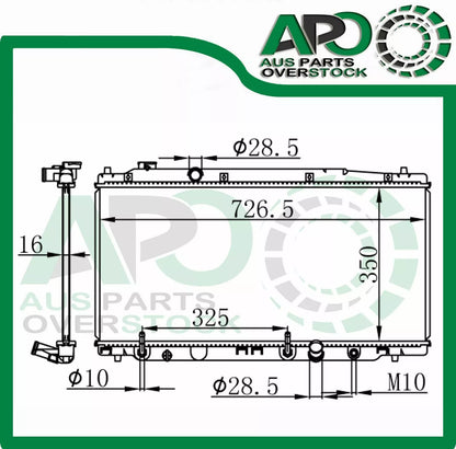 Radiator FOR HONDA JAZZ GE 1.3L 1.5L / CITY GM Auto Manual 2008-On