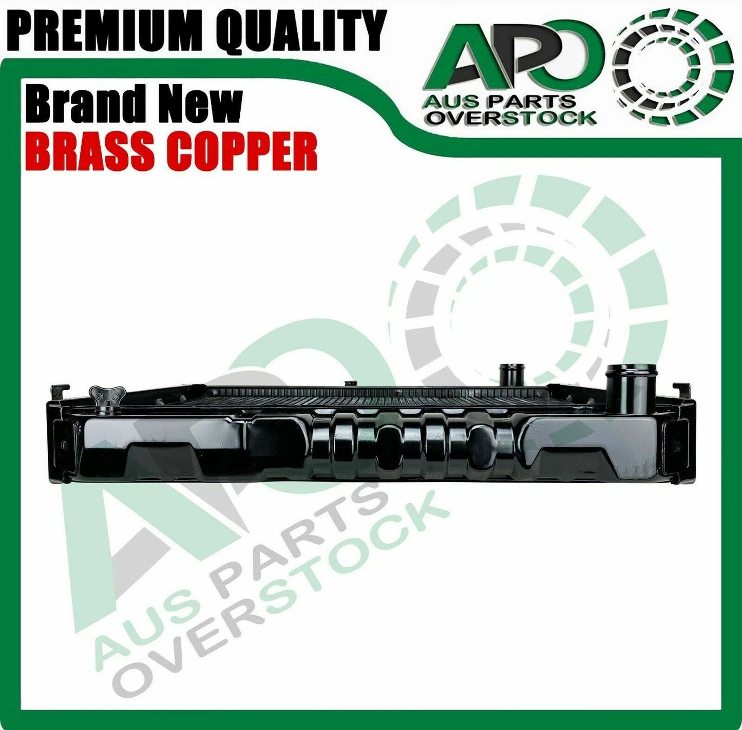 Copper Brass Radiator For DAIHATSU DELTA V57 V58 Lower hose on driver side