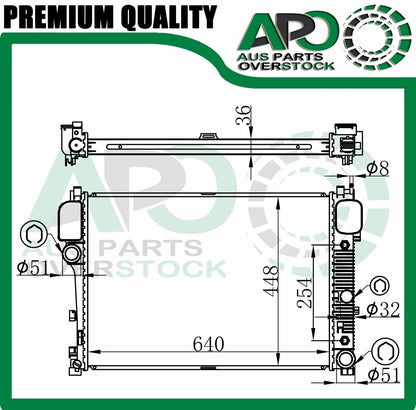 Radiator For MERCEDES S-CLASS W221 S250 S280 S300 S320 350 S400 Auto 9/2005-6/2013