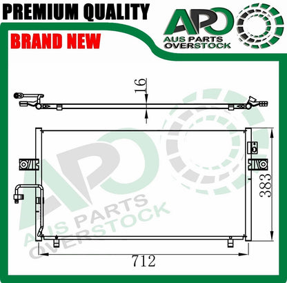 Air Condenser for NISSAN MAXIMA A33 10/1999-10/2003