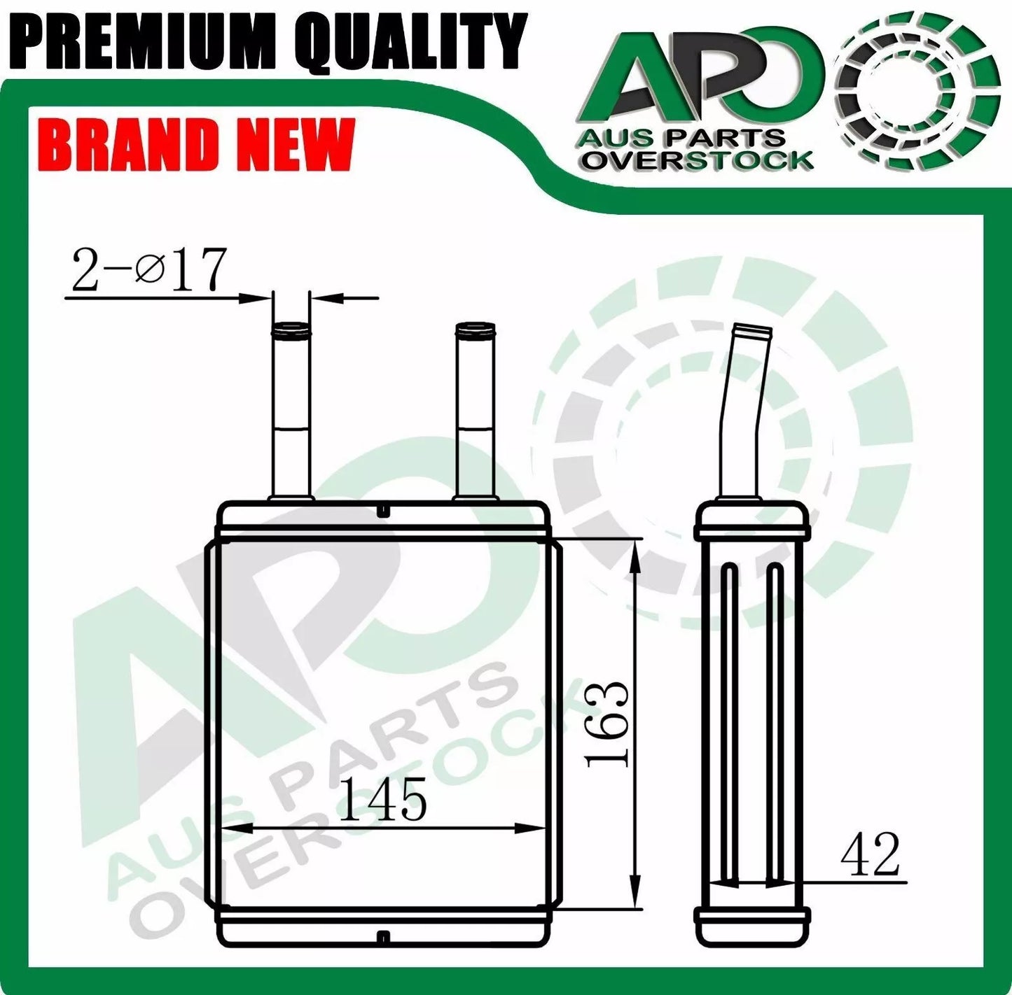 Heater Core For HYUNDAI Lantra J1 10/1990-11/1995 / Excel X2 90-95