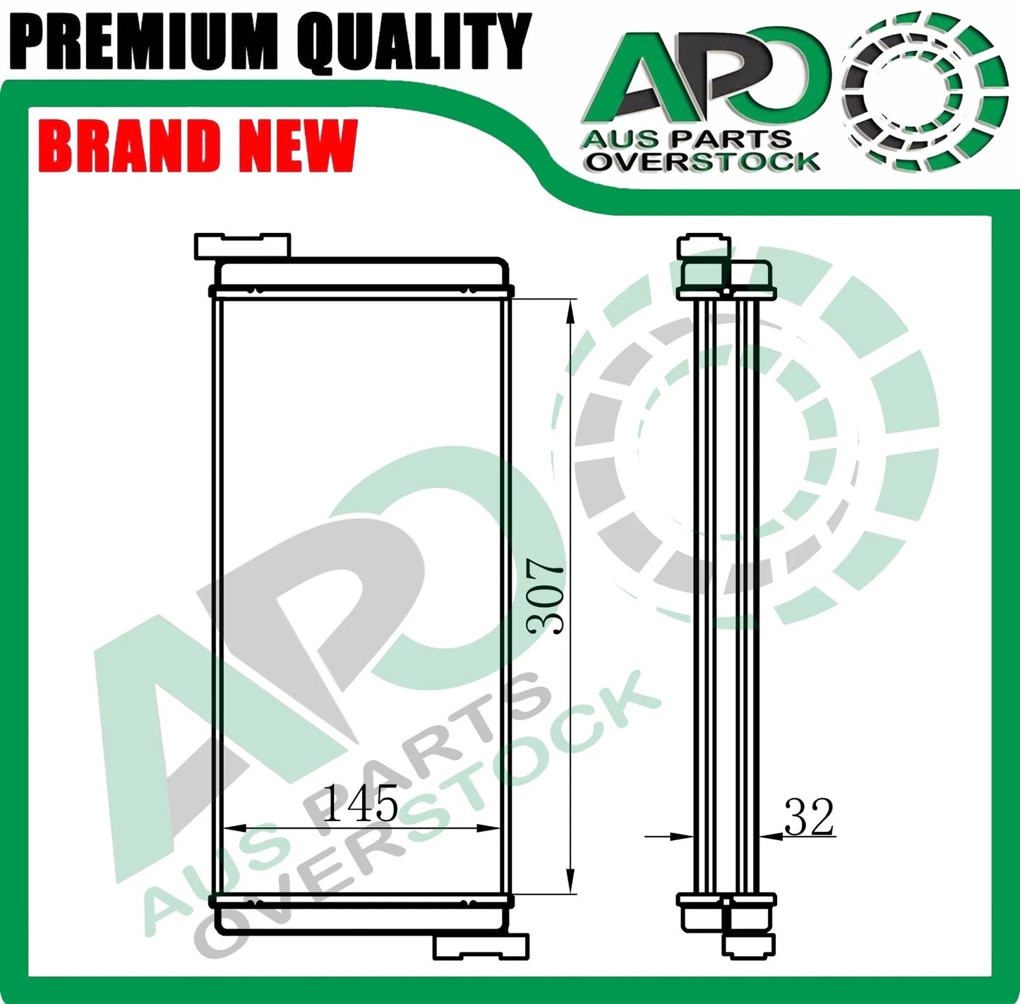 Heater Core For MERCEDES 190 SERIES W201 1.8E 2.0 2.0E 2.3E 2.5 2.5E 2.5TD 2.6E