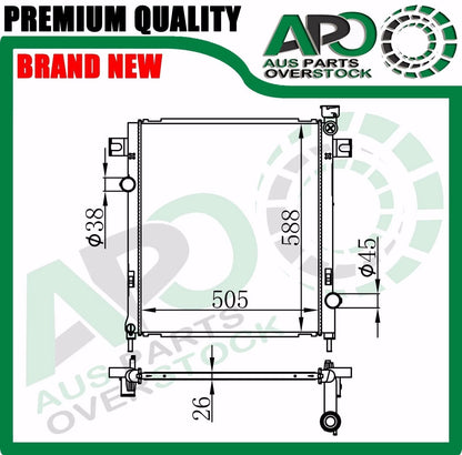 Radiator For JEEP CHEROKEE KK 3.7L Petrol Auto Manual 1/2008-On