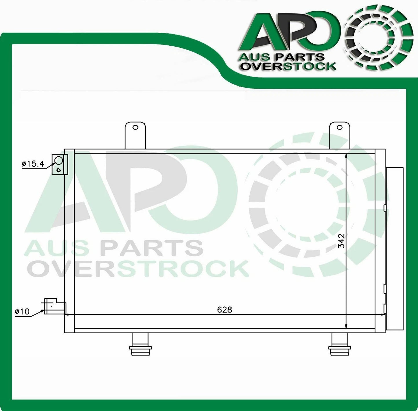 Air Condenser for SUZUKI SX4 2007-2010