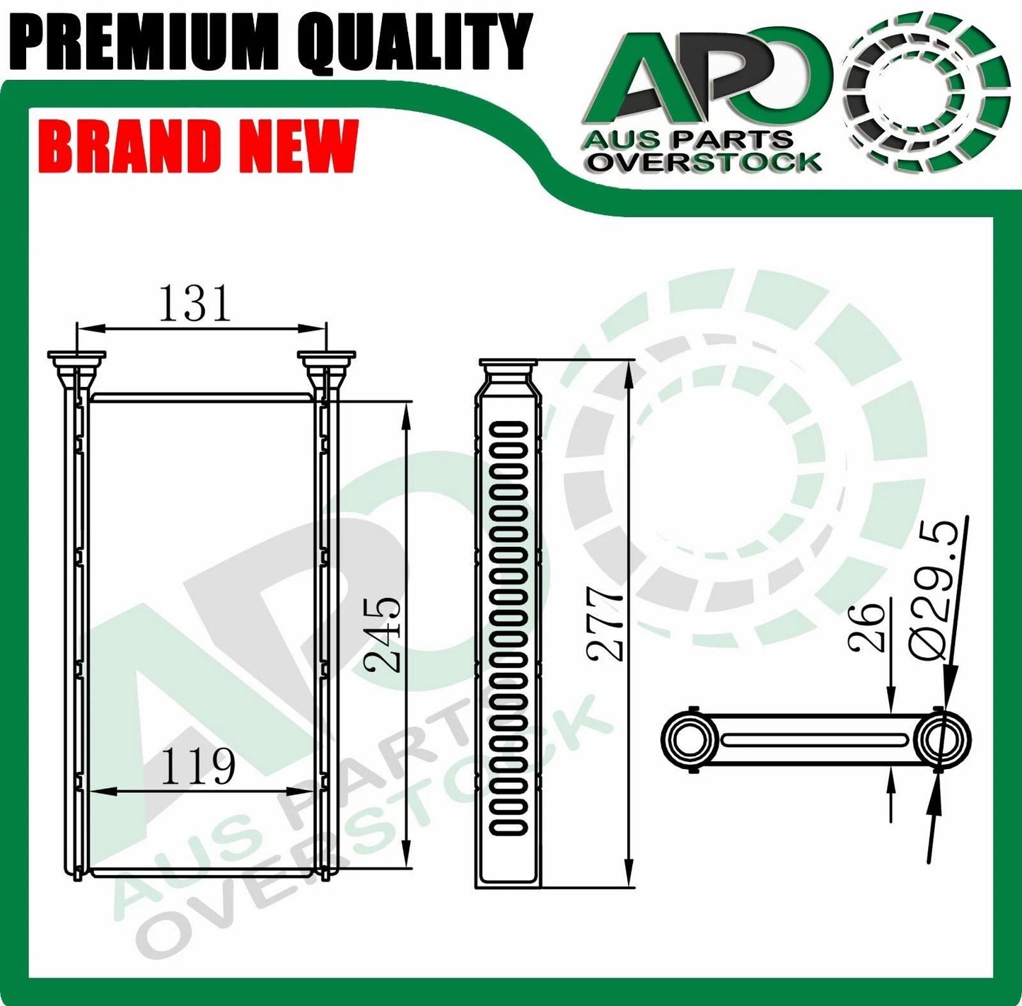 Heater Core For SUBARU FORESTER SH EJ20 EJ25 2008-2013