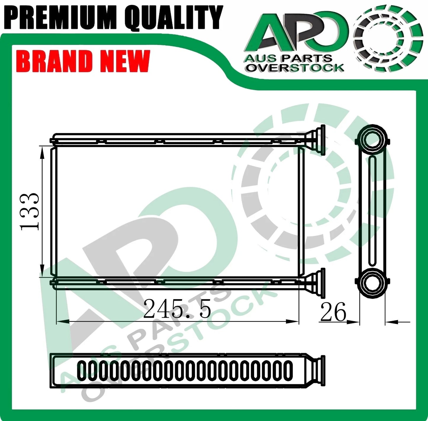 Heater Core For FORD F150 F250 F350 F450 F550 F600 Super Duty 2017-On