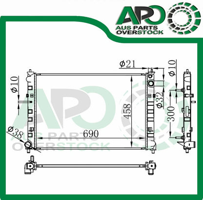 Radiator MAZDA MPV LW 2.5L L3 GY-DE Auto & Manual 6/1999-12/2006
