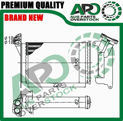 Heater Core For BMW E30 315i 316i 318i 320i 323i 325i 09/1982-12/1991